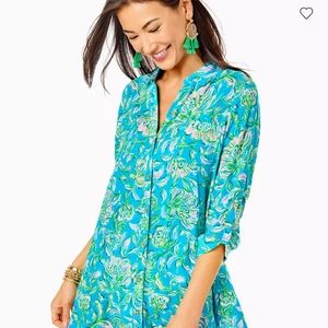 Lilly Pulitzer Shirt Dress NWT Natalie